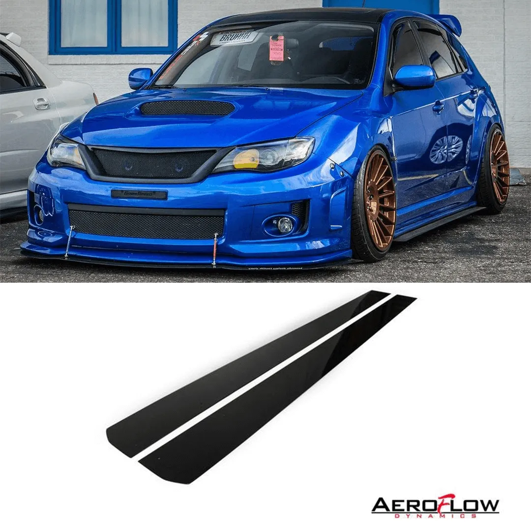 2008 - 2014 Subaru Wrx/Sti Side Skirt Extension V1 (Hatch And Sedan)