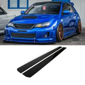 2008 - 2014 Subaru Wrx/Sti Side Skirt Extension V1 (Hatch And Sedan)