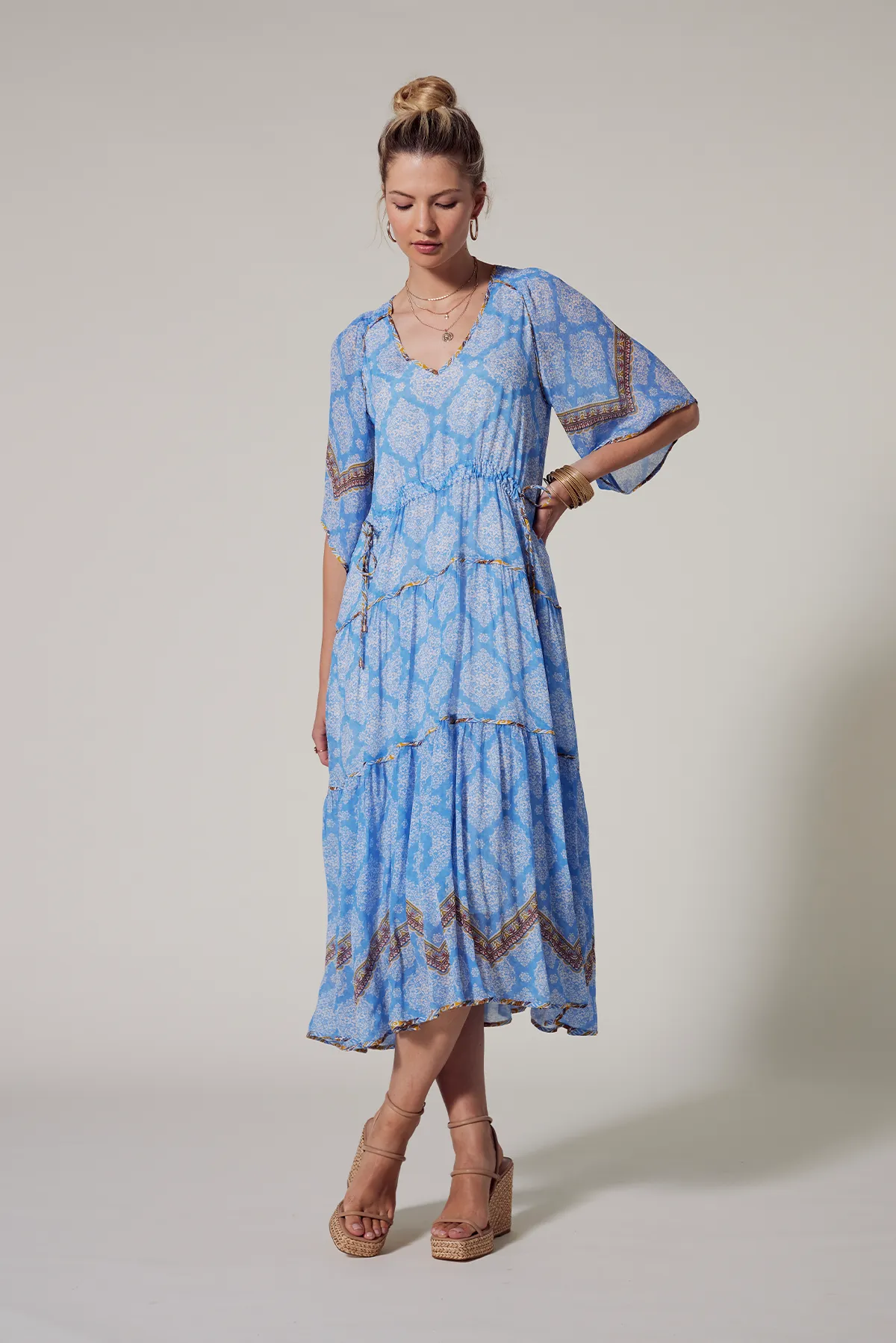 ANACAPRI MIDI DRESS