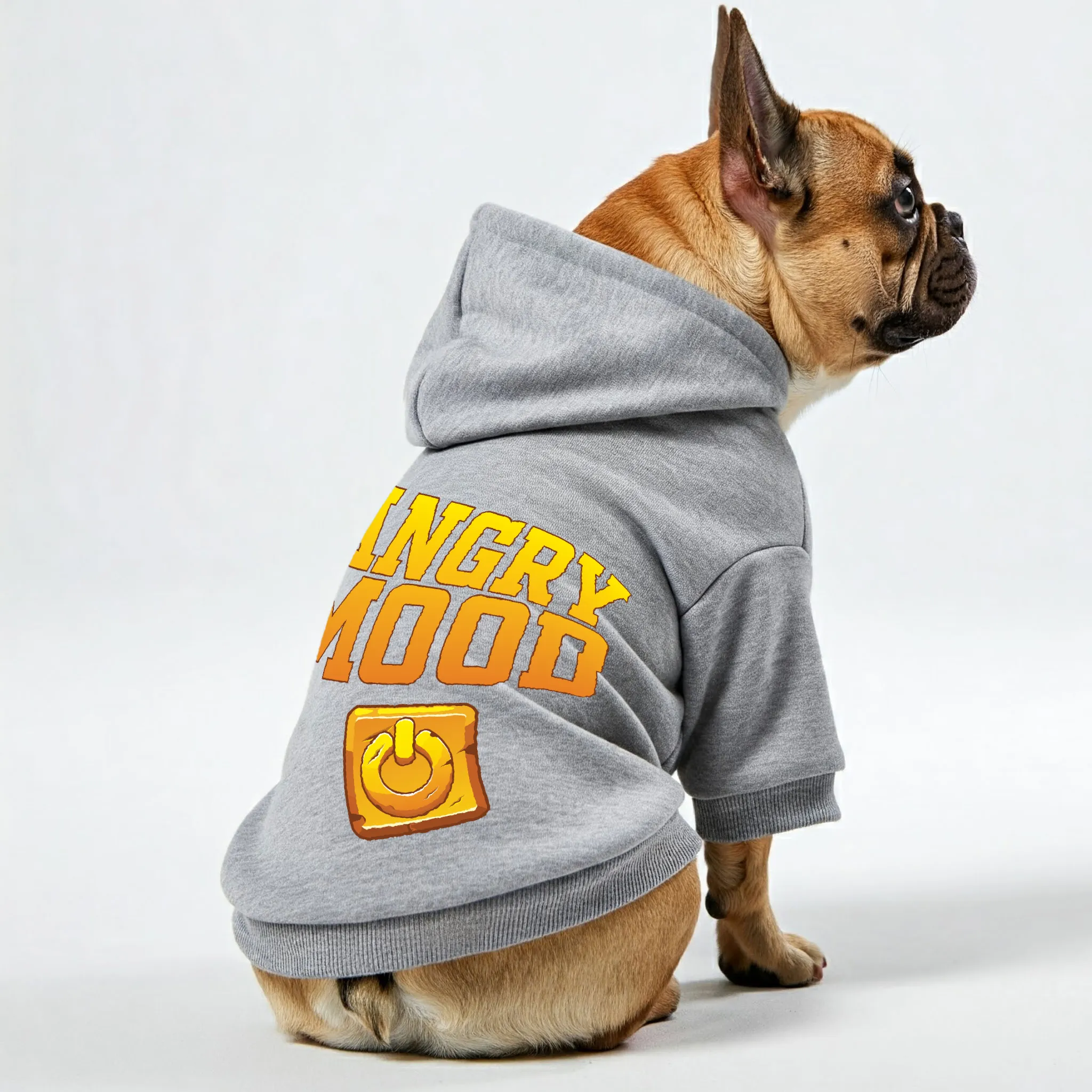 ANGRY MOOD - Personalized French Bulldog Hoodies with Funny Quotes – Stylish, Cozy, and Premium 100% Cotton