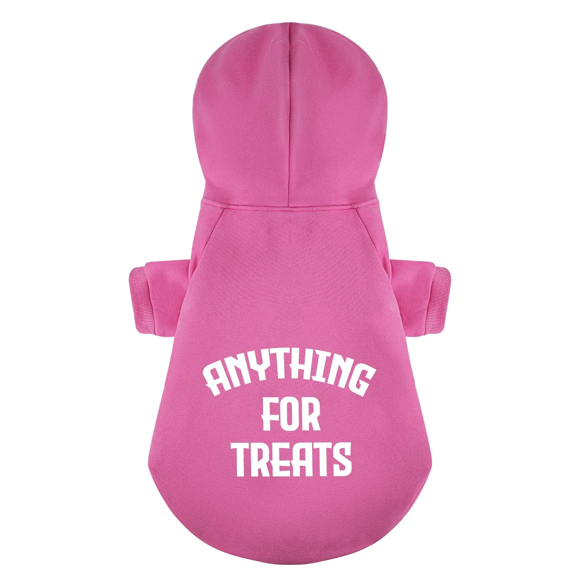 ANYTHING FOR TREATS -  Personalized French Bulldog Hoodies with Funny Quotes – Stylish, Cozy, and Premium 100% Cotton