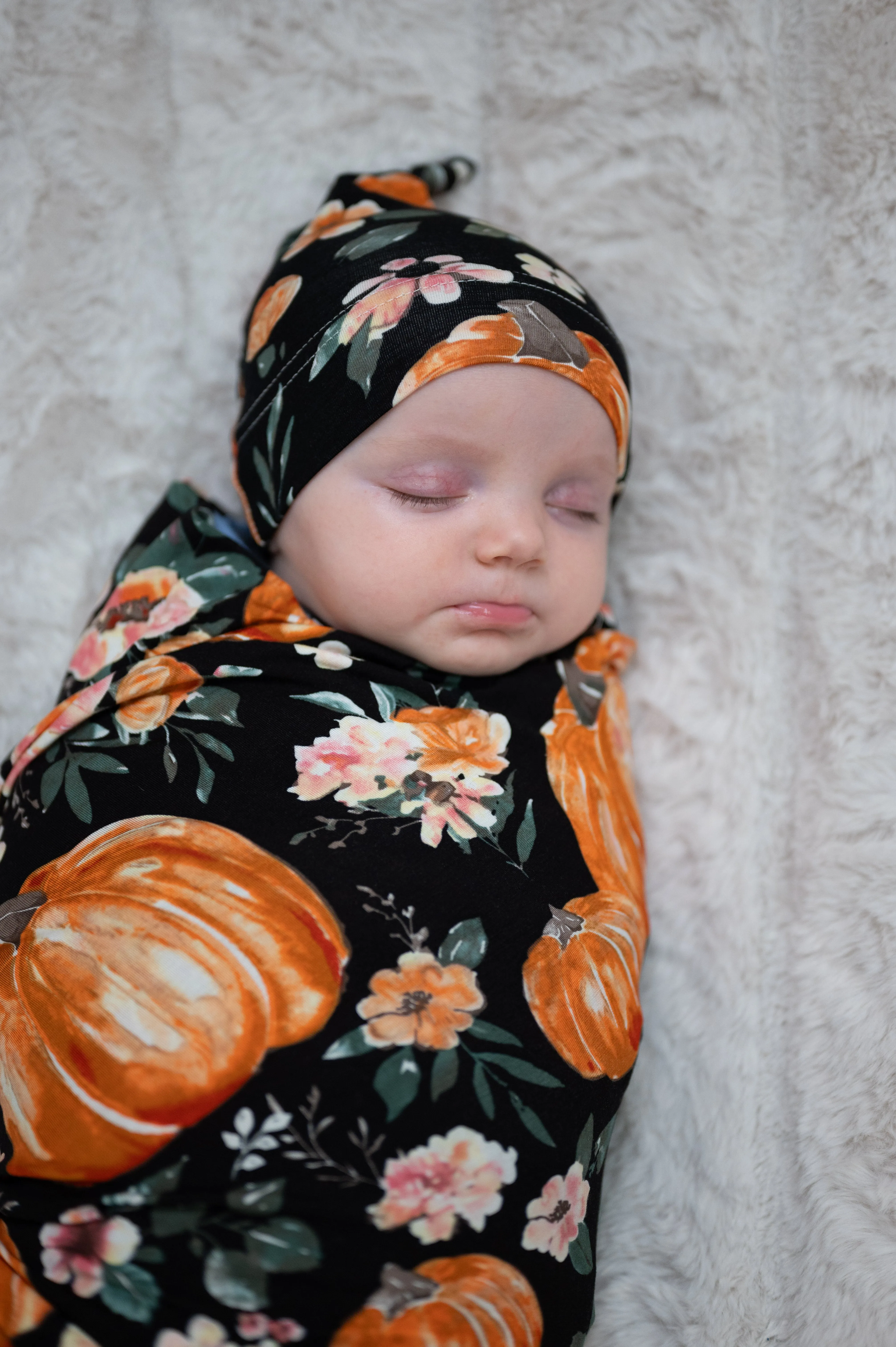 Baby Swaddle Set: Harvest Floral