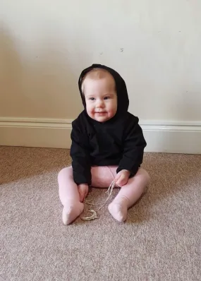 Black Stylish Kid Hoodie