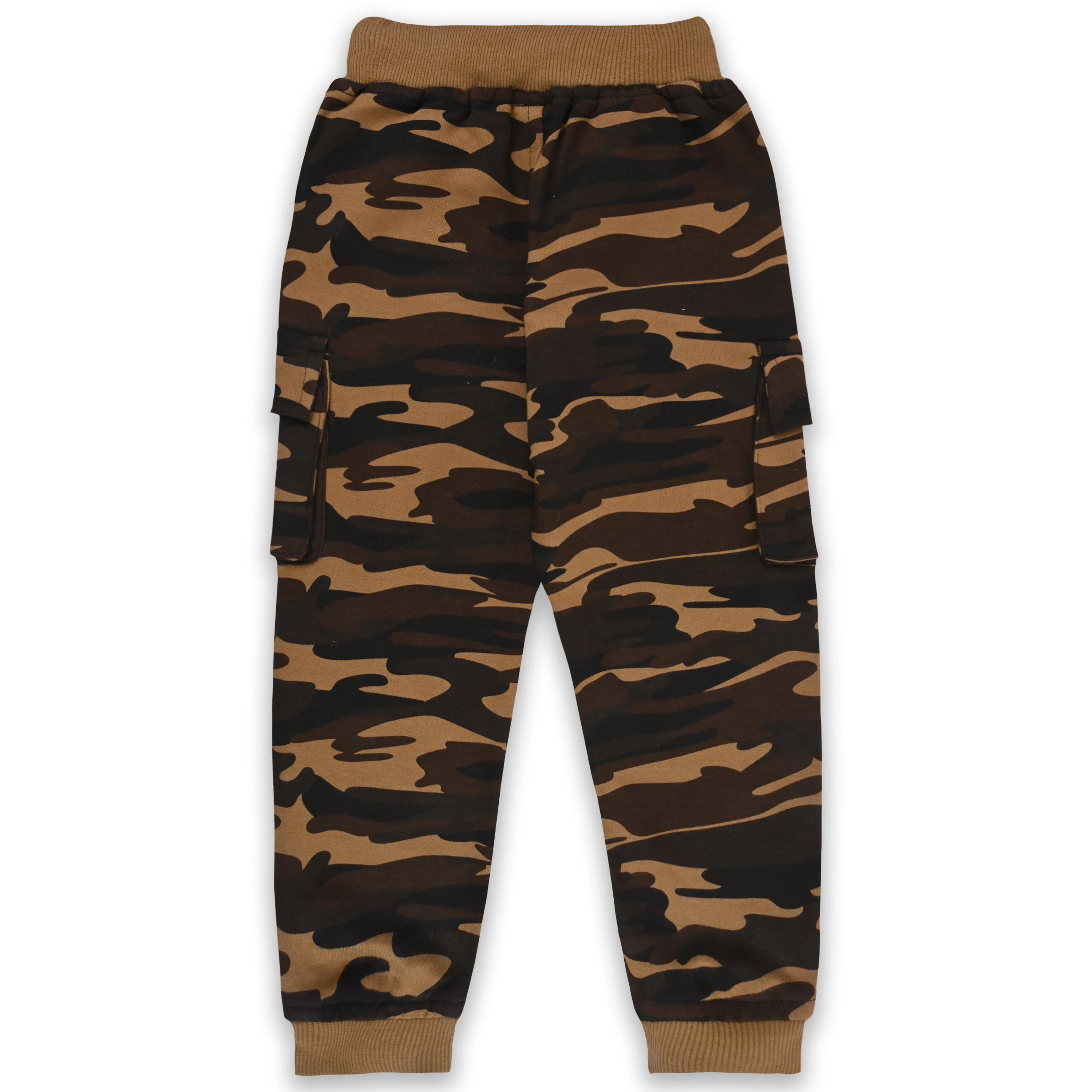 Boys Mid Rise Regular Fit camouflage Pattern Jogger Jeans