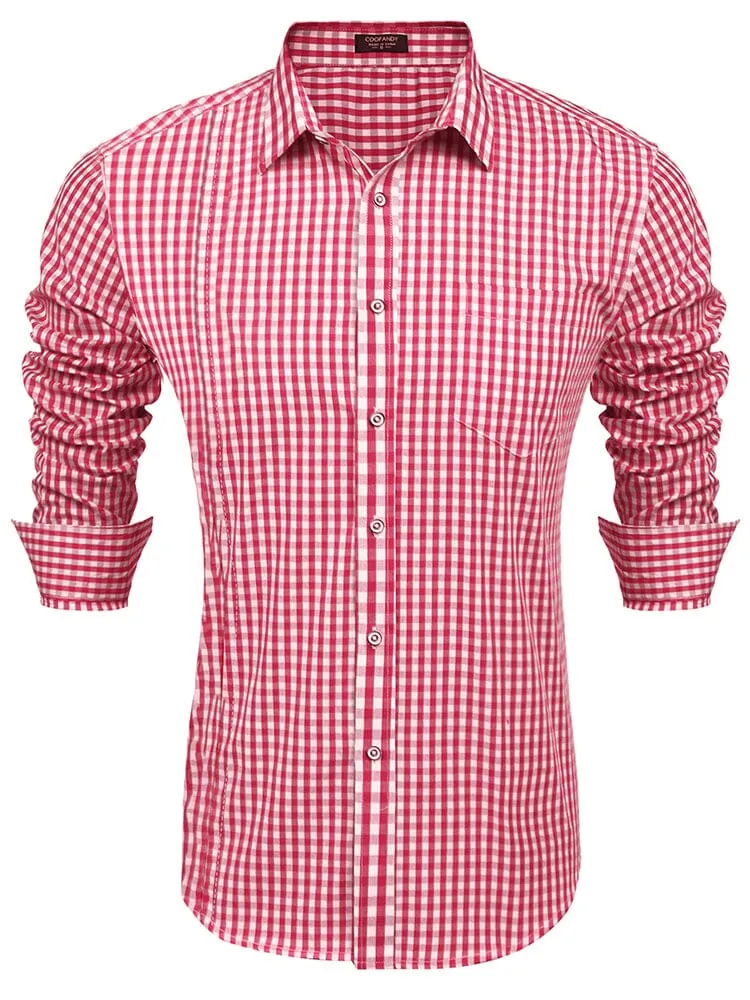 Casual Elegant Chequered Shirt