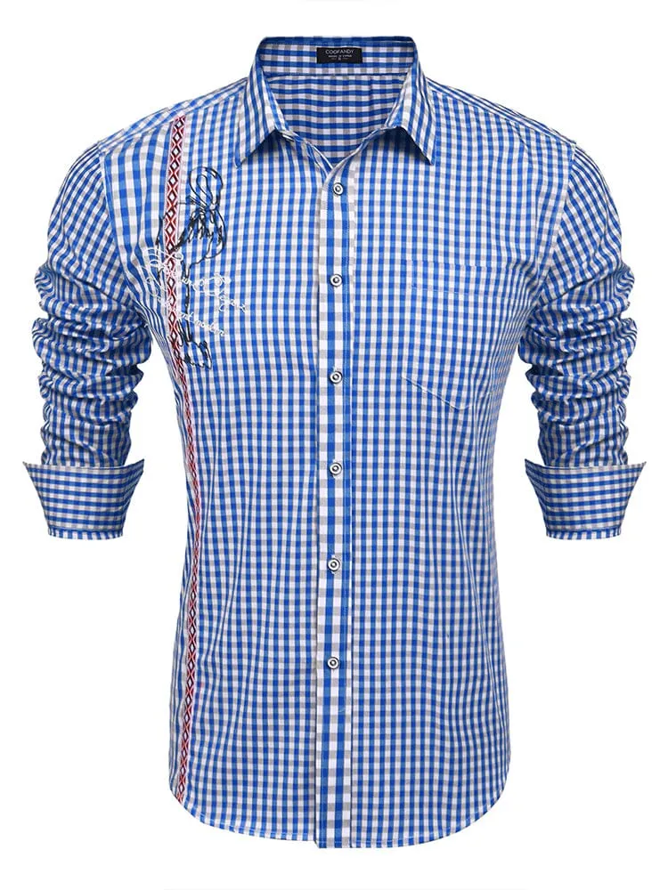 Casual Elegant Chequered Shirt