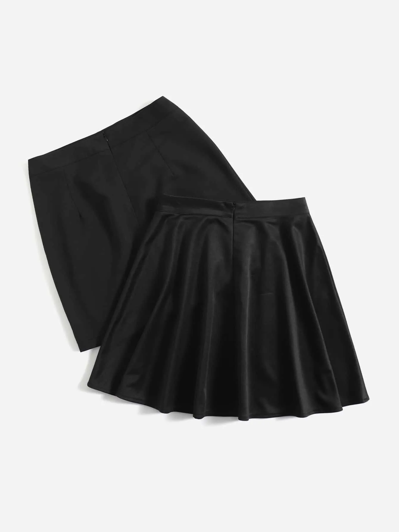 Casual Plain Natural Mini Women Skirts