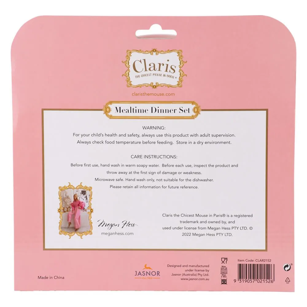 Claris The Chicest Mouse Dinner Set