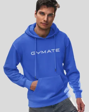 Classic Mens Blue Hoodies – Gymate Original Large Logo [Ctr]