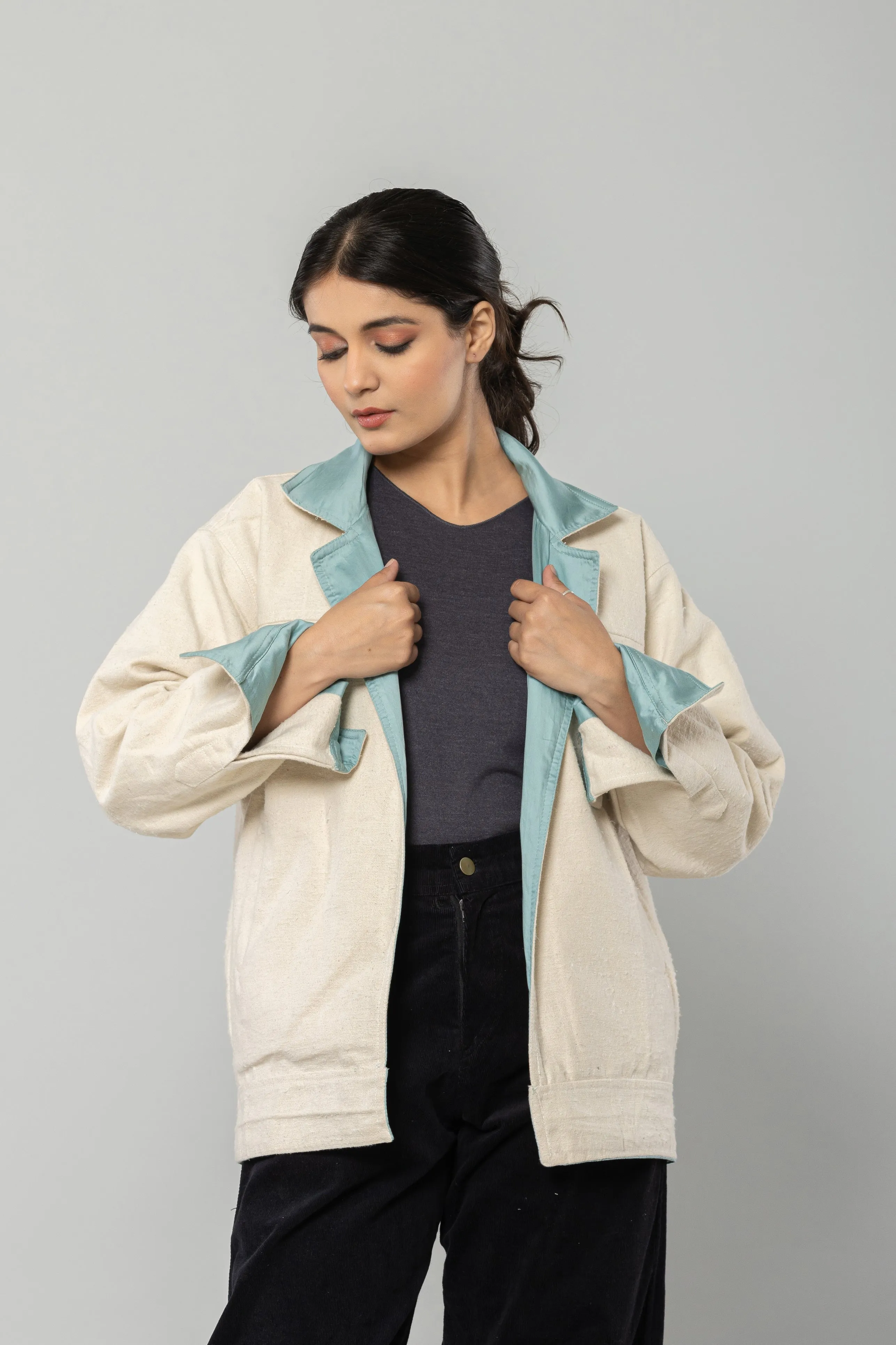 Cool Mint Reversible Unisex Jacket