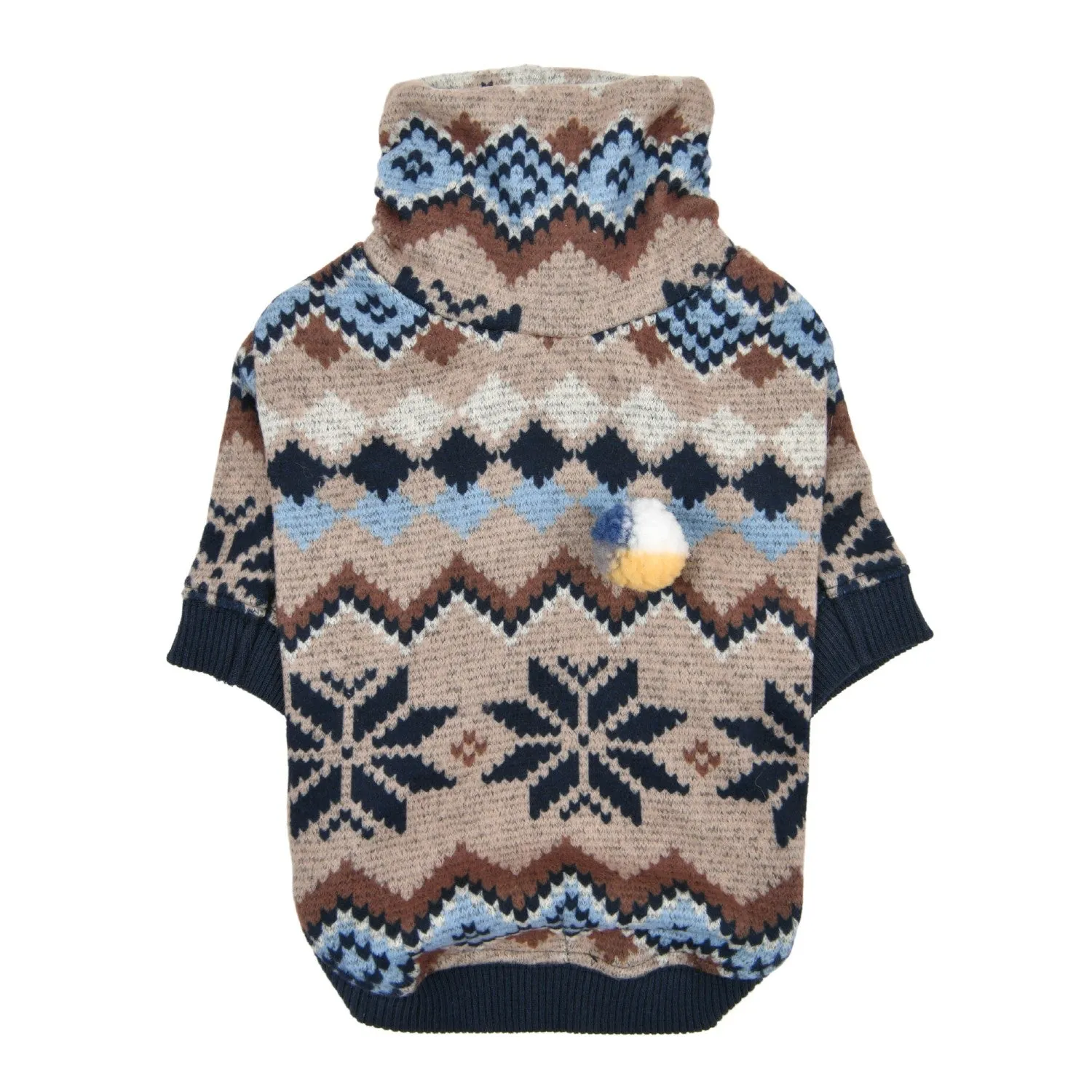 eirwen winter snowflake sweater - navy