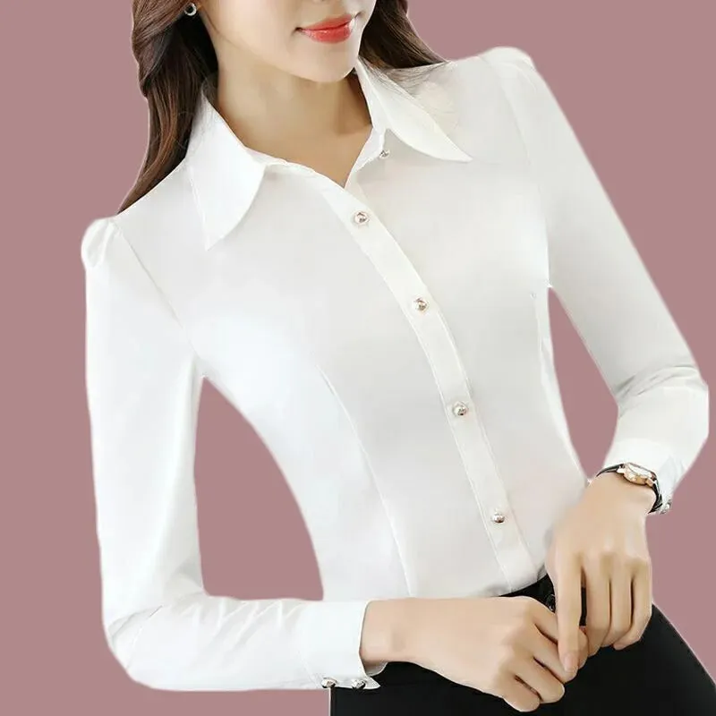 Elowen - Elegant Slim Fit Formal Shirt for Women