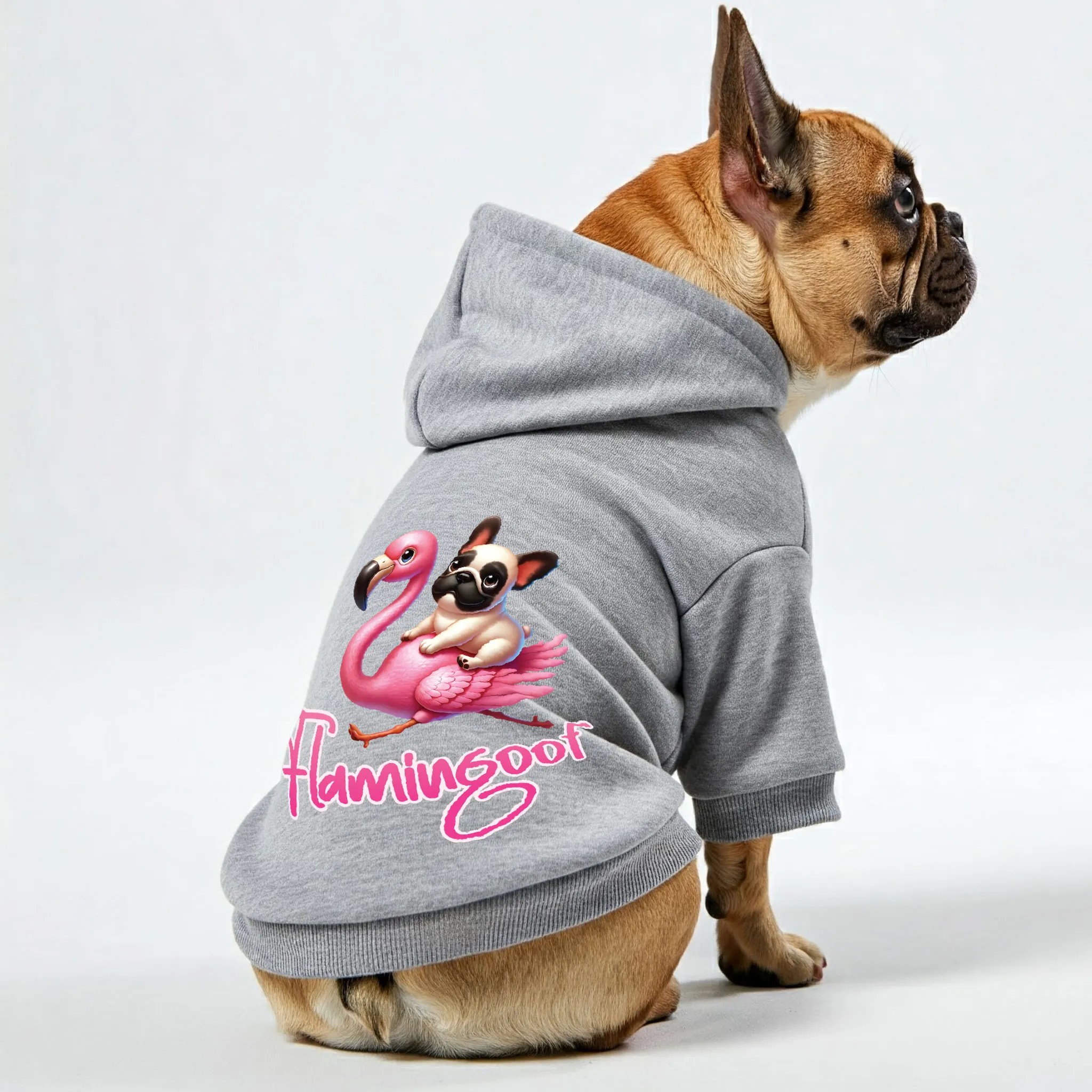 Flamingoof - Personalized French Bulldog Hoodies with Funny Quotes – Stylish, Cozy, and Premium 100% Cotton