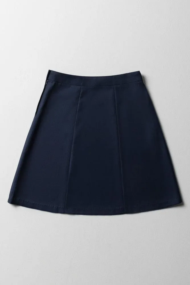 Girls School Skirt Navy