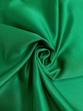 Green Italian Double Face Poly Satin