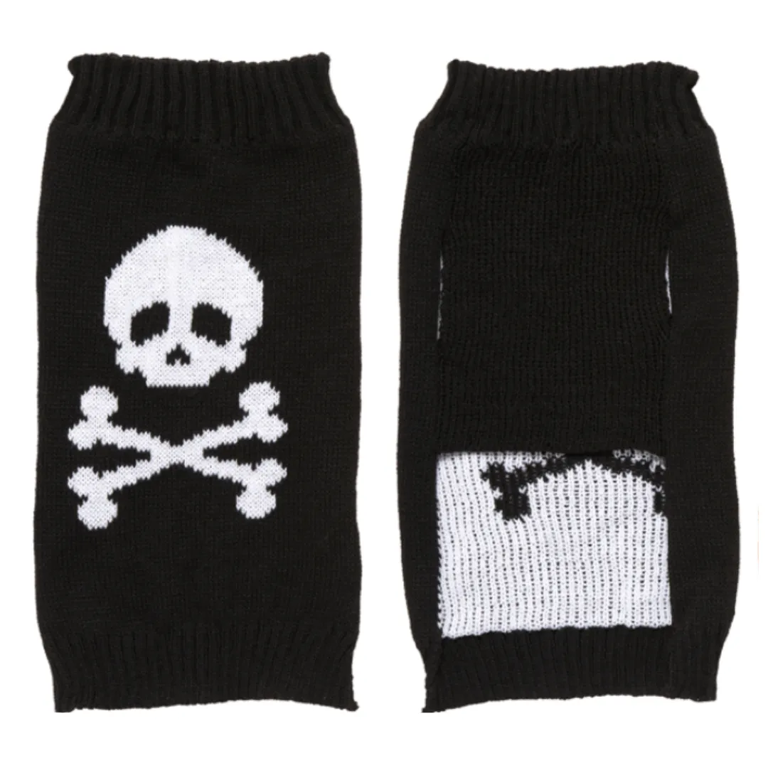 Halloween Cross Bones Dog Sweater