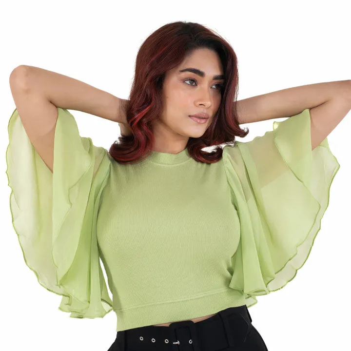 Hosiery Blouses- Butterfly Sleeves