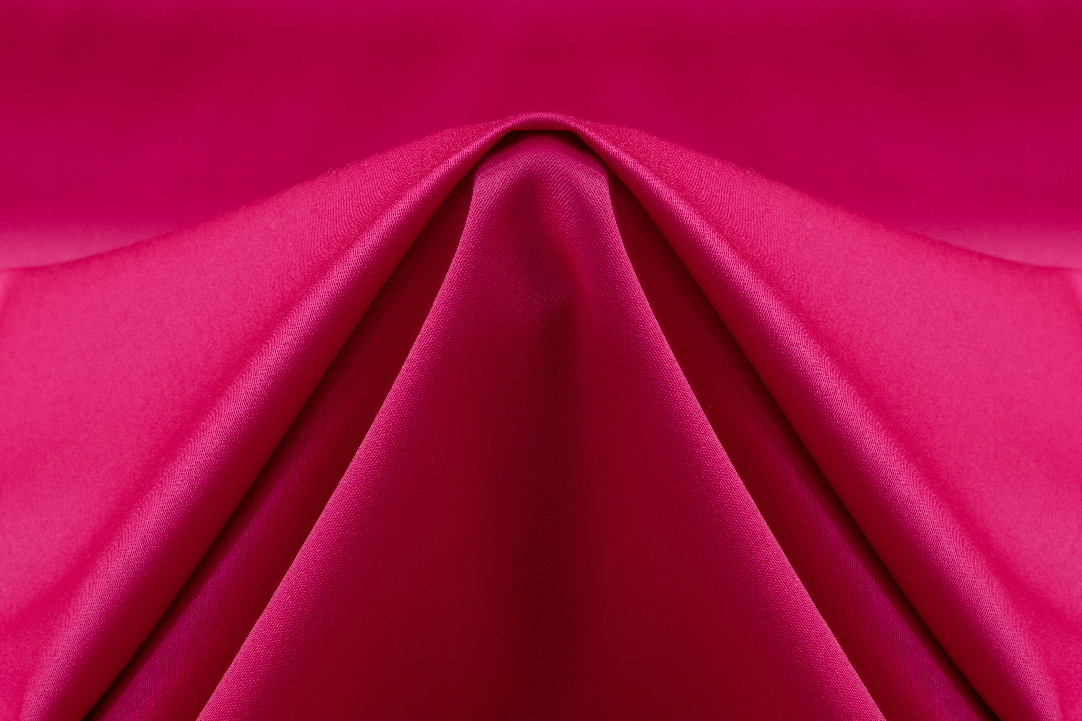 Italian Wool Satin Suiting - Magenta