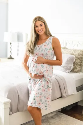 Ivy Floral 3 in 1 Labor Gown