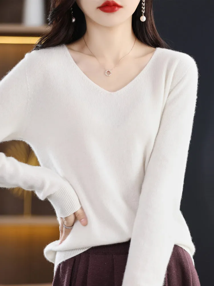 Ivyshape | Comfortable Soft Cashmere Jumper for Women