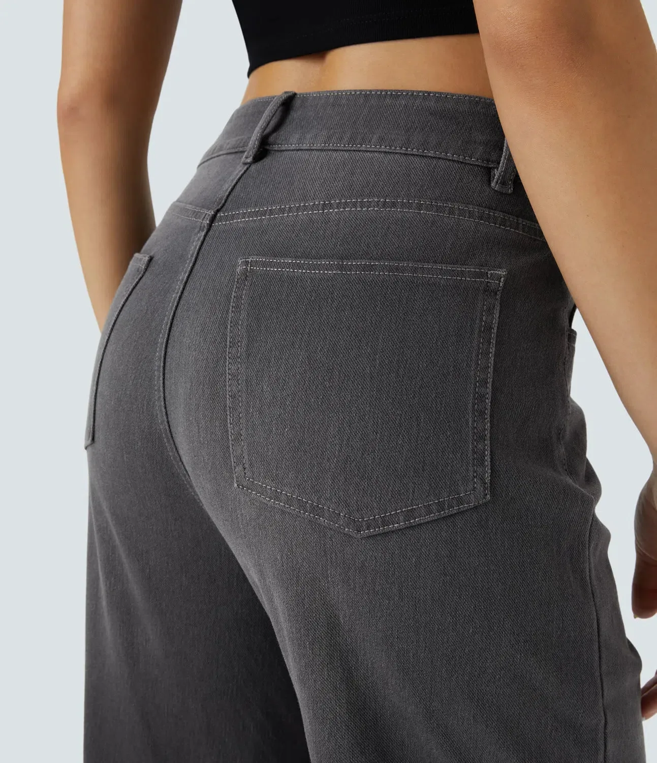 Ivyshape | Comfortable Stretch Denim Jeans