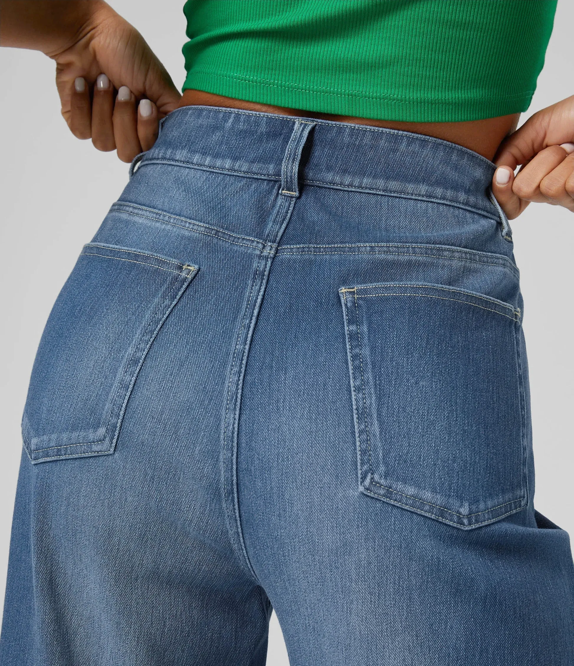 Ivyshape | Comfortable Stretch Denim Jeans