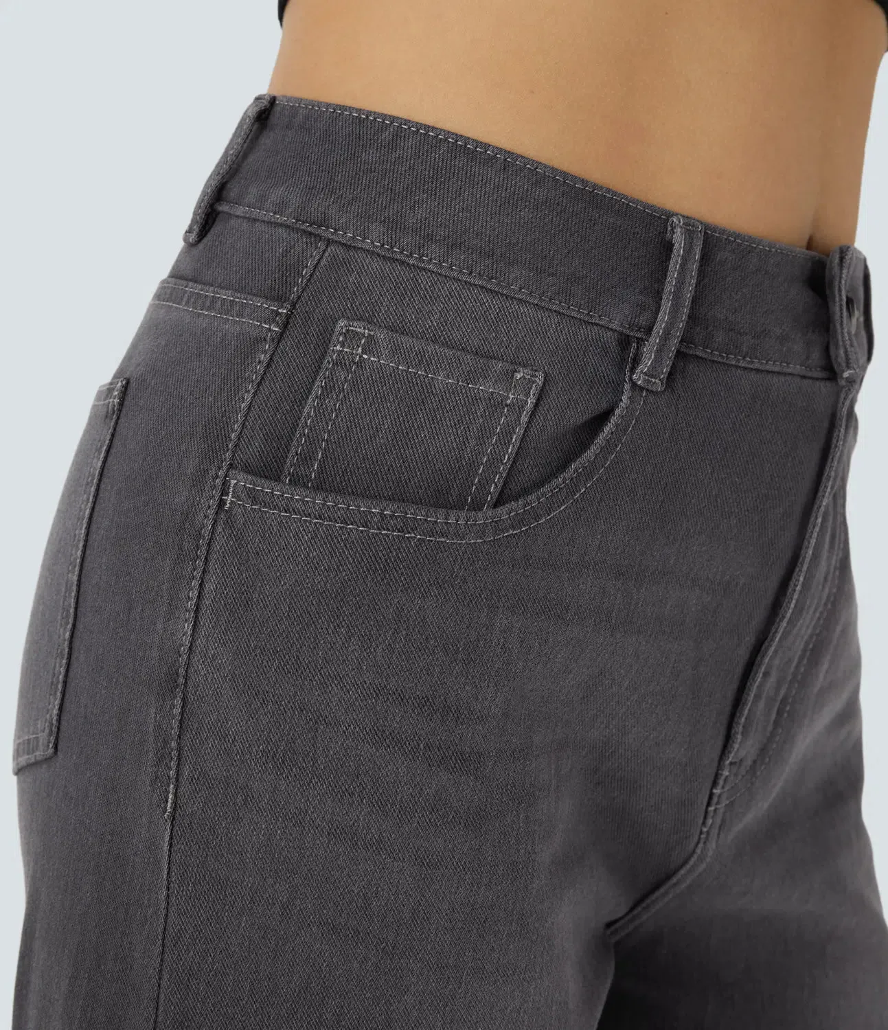 Ivyshape | Comfortable Stretch Denim Jeans