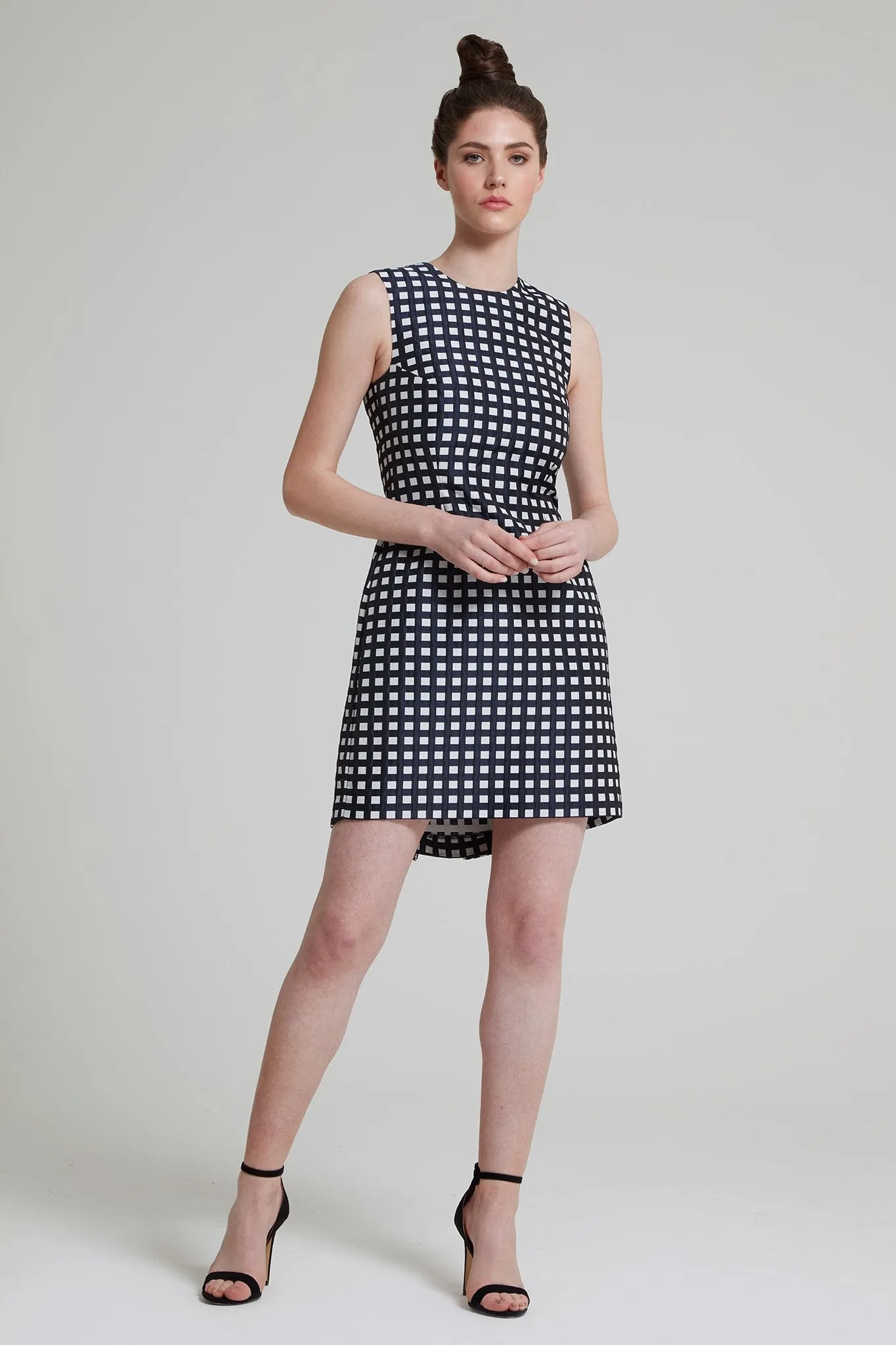 Jacquard Box Pleat Dress