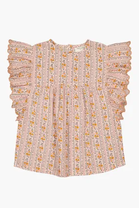 Louis Louise Jasmin Girls Shirt - Little Flower