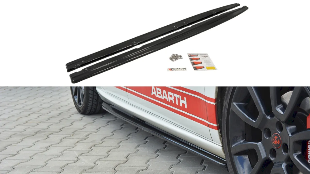 Maxton Design - SIDE SKIRTS DIFFUSERS FIAT BRAVO MK 2 SPORT