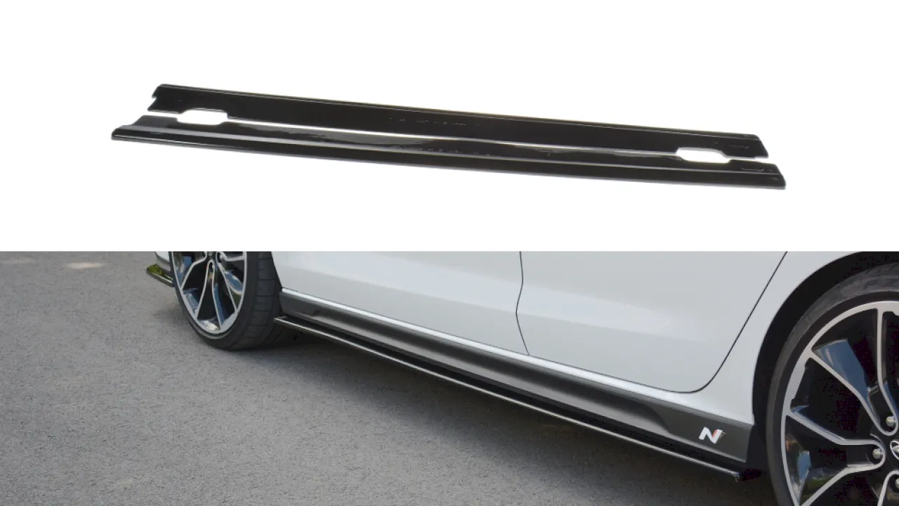 Maxton Design - SIDE SKIRTS DIFFUSERS HYUNDAI I30 MK3 N