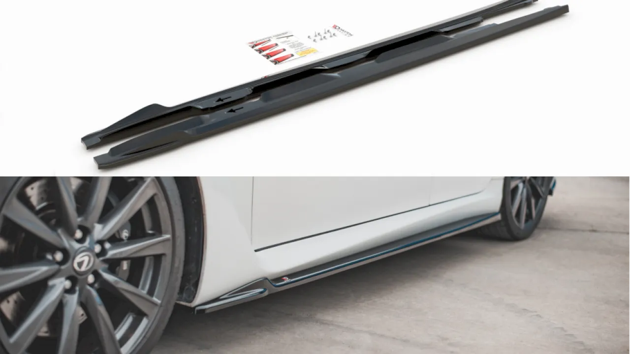 Maxton Design - SIDE SKIRTS DIFFUSERS LEXUS IS F MK2 (2007-2013)