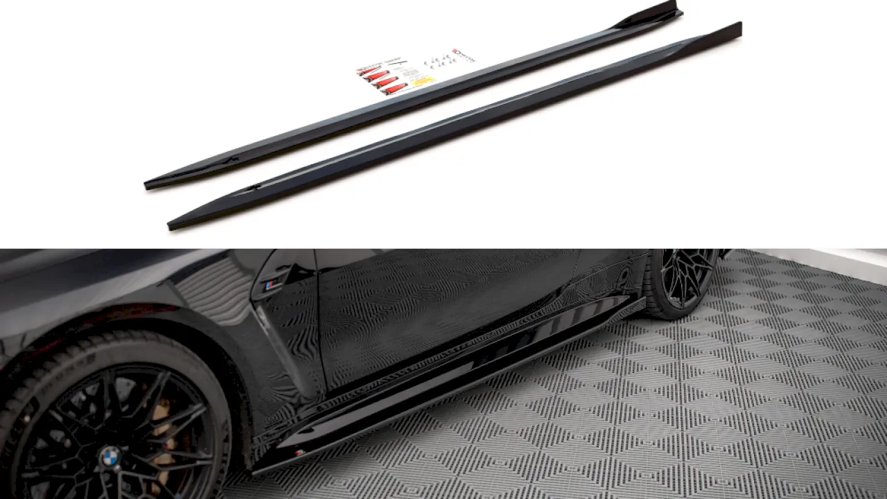 Maxton Design - SIDE SKIRTS DIFFUSERS V.1 BMW M4 G82 (2021-)