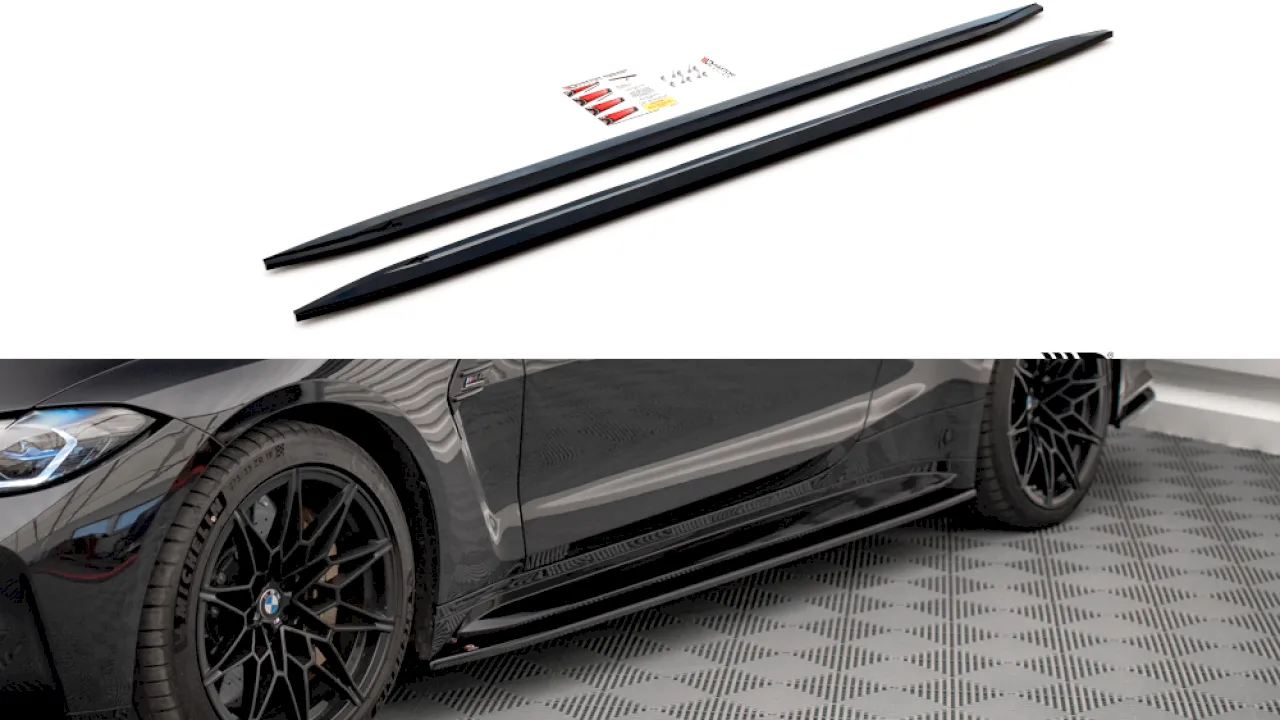 Maxton Design - SIDE SKIRTS DIFFUSERS V.2 BMW M4 G82 (2021-)