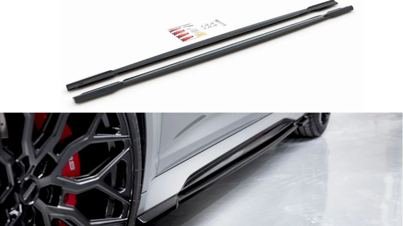 Maxton Design - SIDE SKIRTS SPLITTERS V1 AUDI RS6 C8 (2020-)