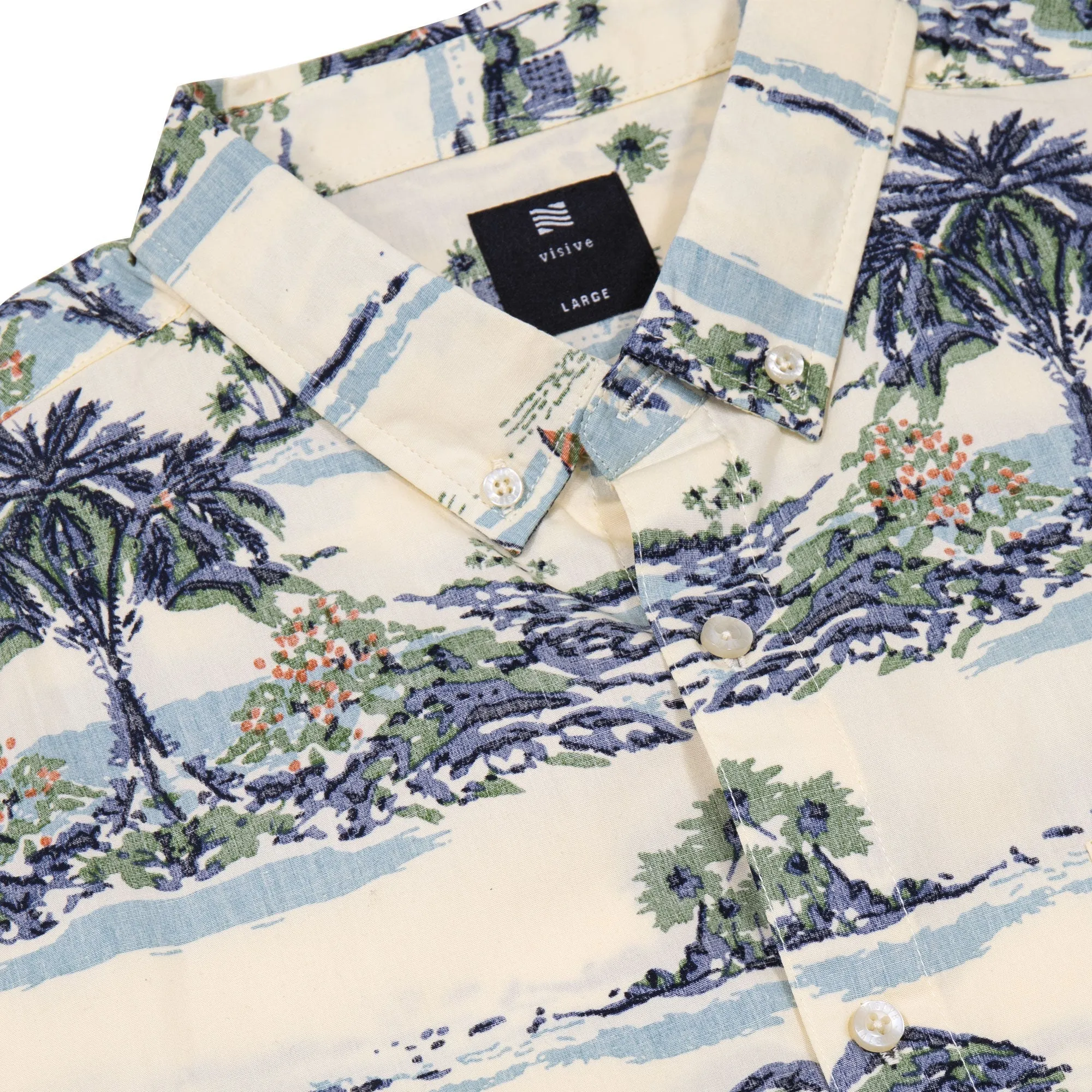 Mens Button Down Shirt - Reverse Island