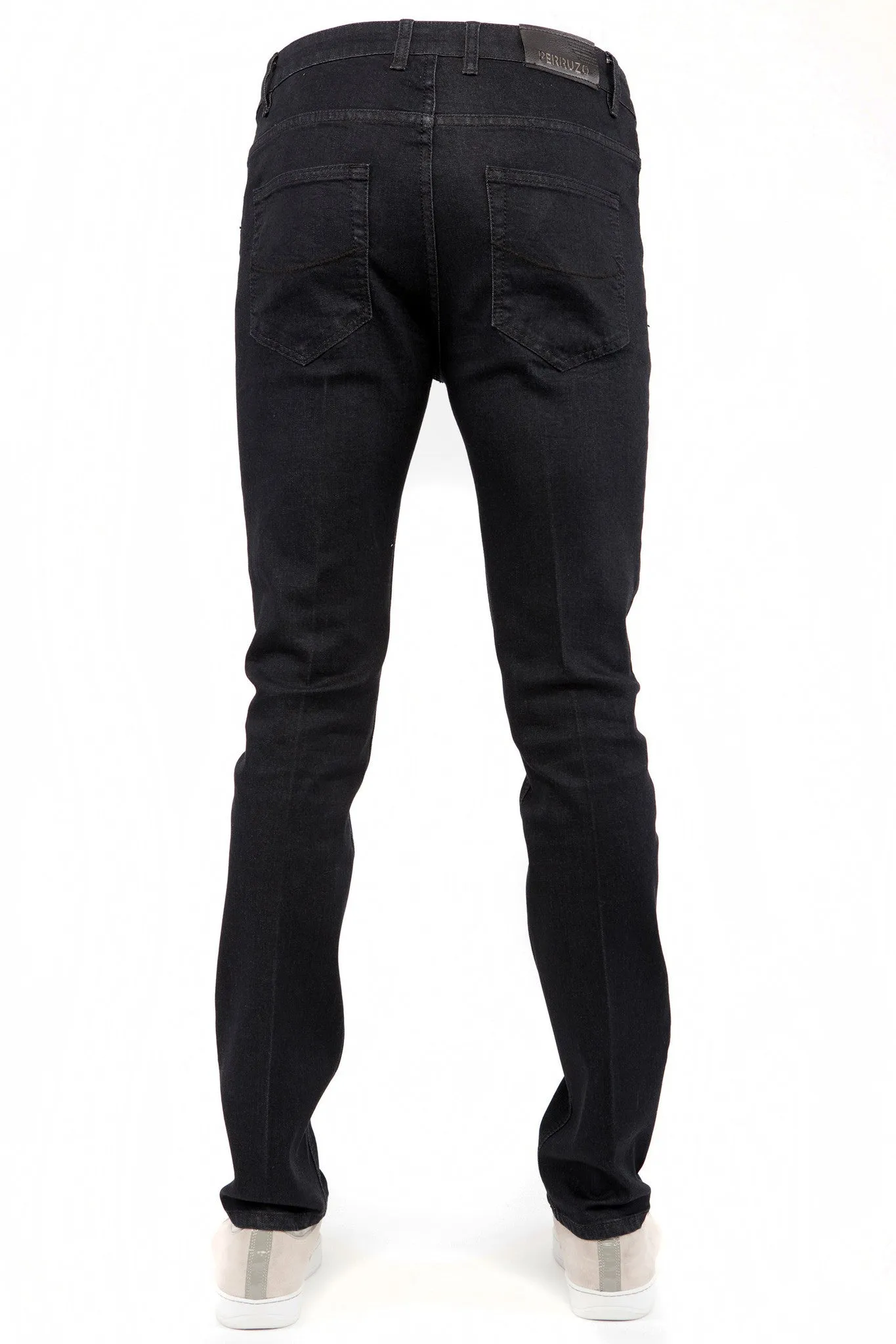 Men's Denim Black Skinny-Stretch Jean 714