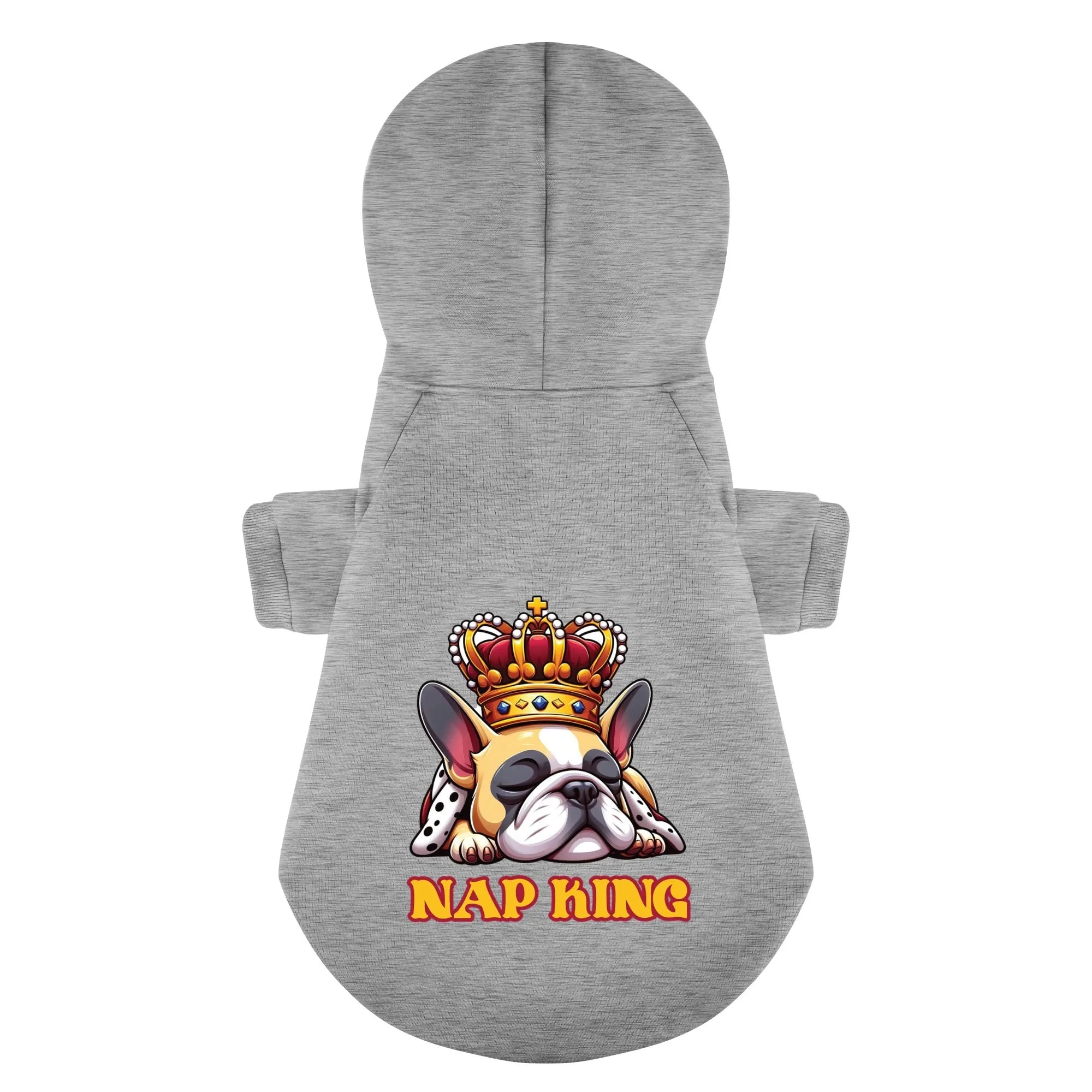 Nap king - Personalized French Bulldog Hoodies with Funny Quotes – Stylish, Cozy, and Premium 100% Cotton