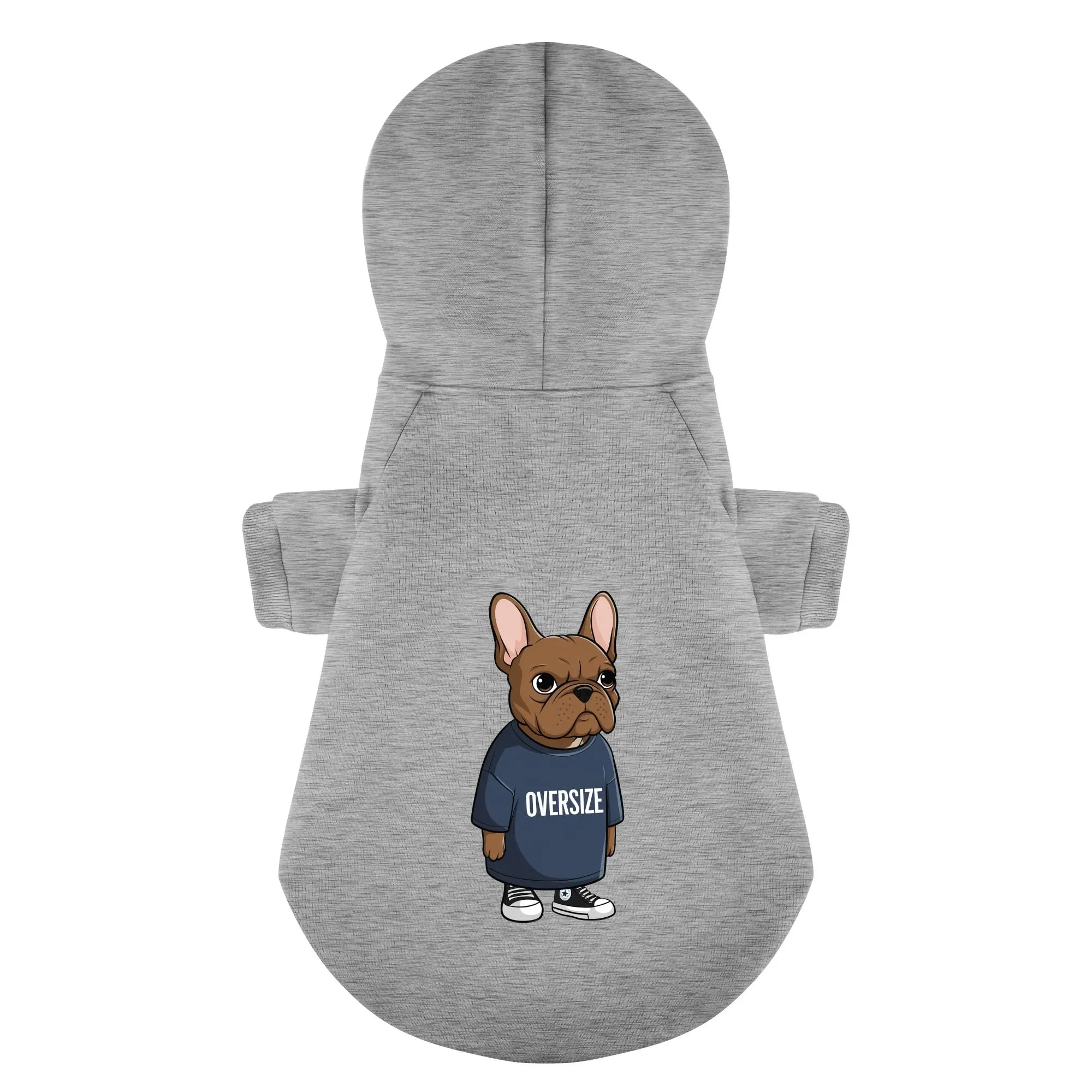 Oversize - Personalized French Bulldog Hoodies with Funny Quotes – Stylish, Cozy, and Premium 100% Cotton