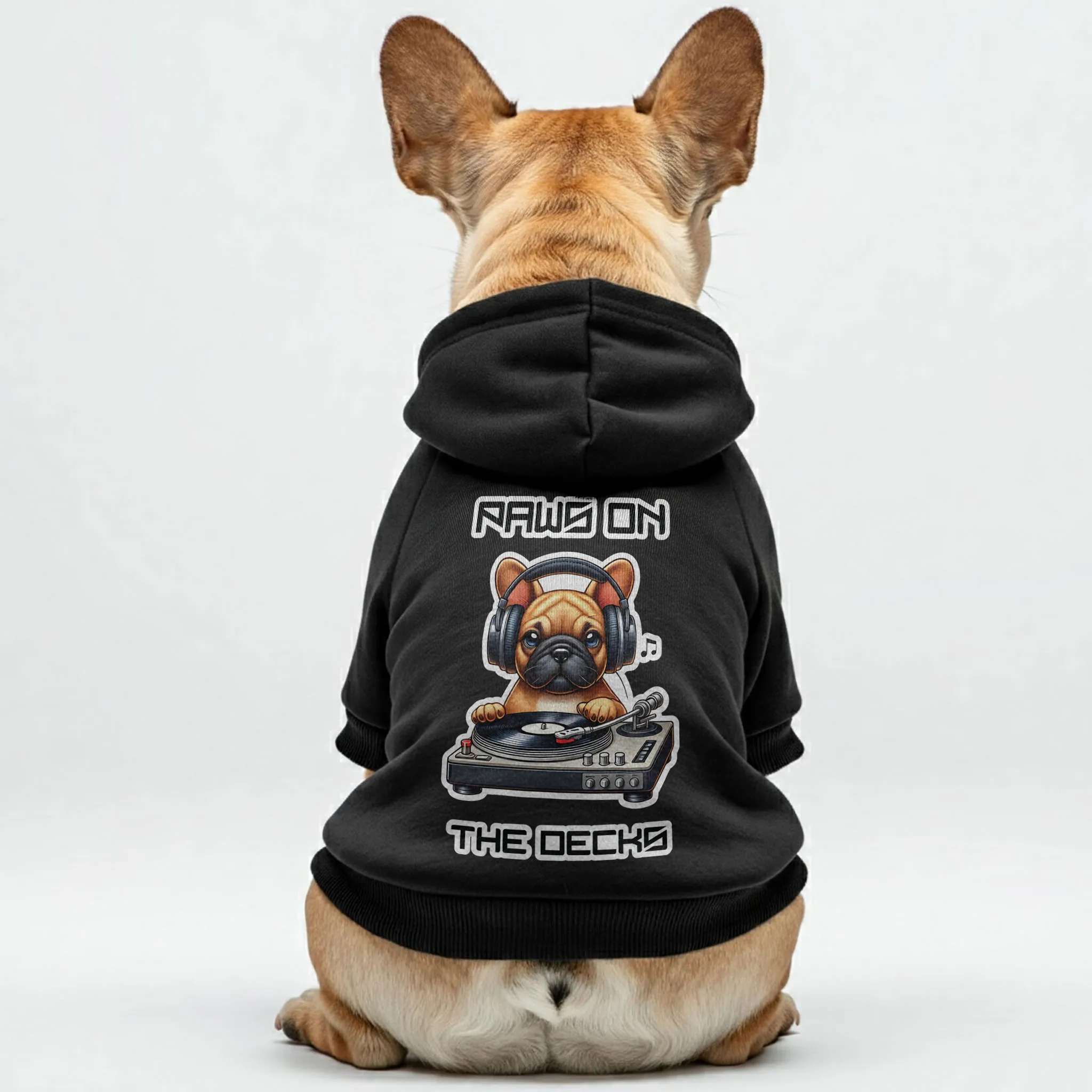 Paws on the Decks - Personalized French Bulldog Hoodies with Funny Quotes – Stylish, Cozy, and Premium 100% Cotton