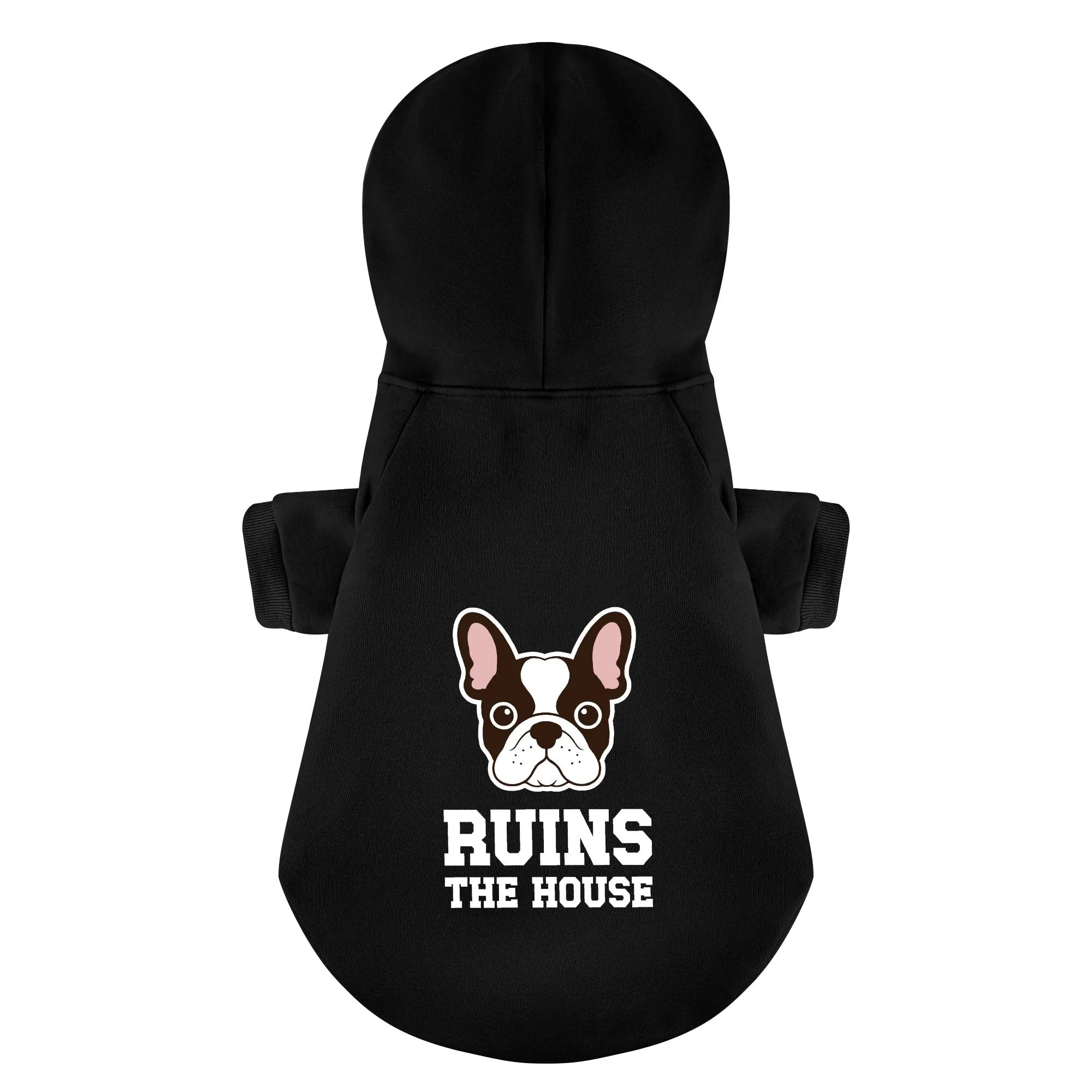 Runs the House and Ruins the House - Matching French Bulldog Hoodies – Stylish, Cozy & Personalized!