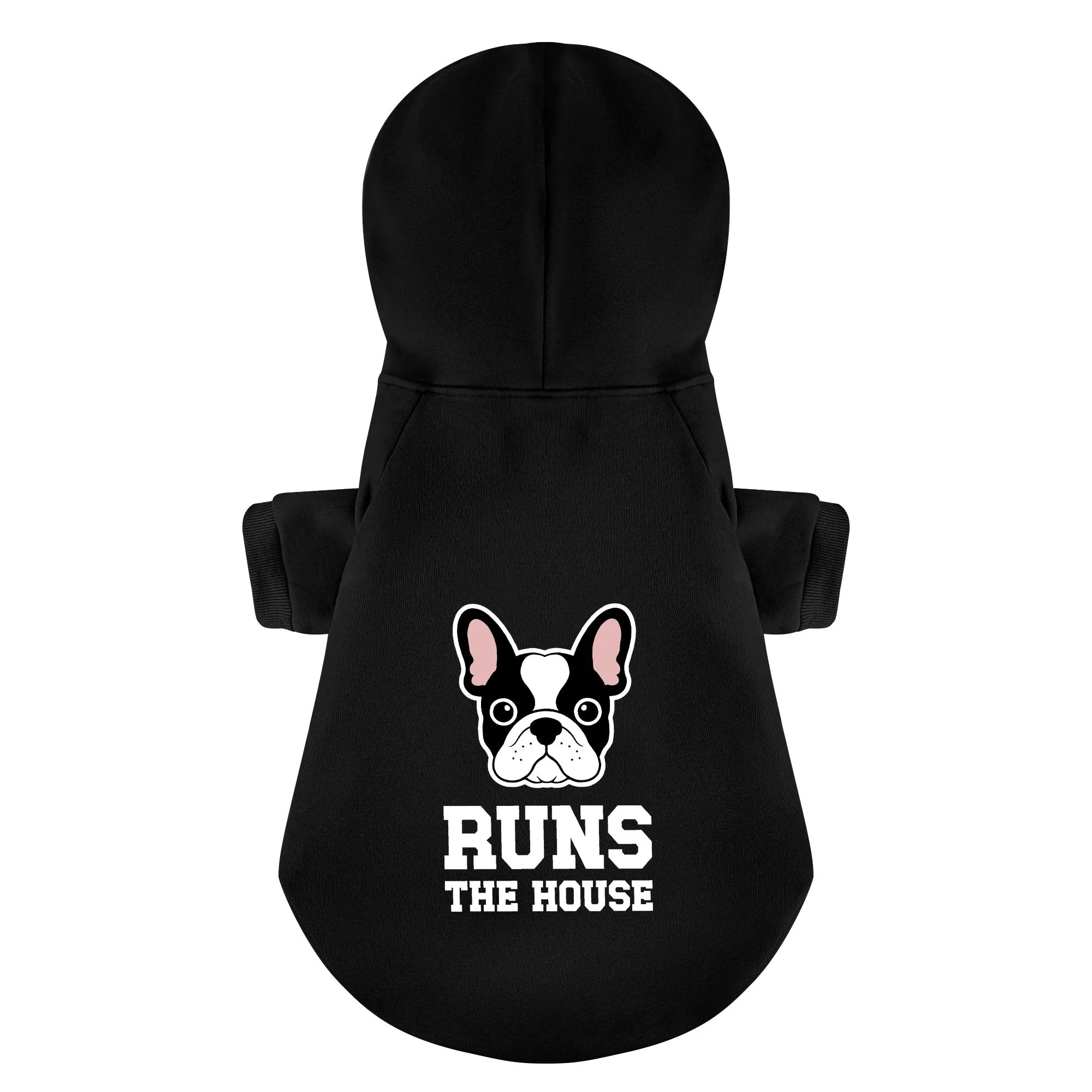 Runs the House and Ruins the House - Matching French Bulldog Hoodies – Stylish, Cozy & Personalized!