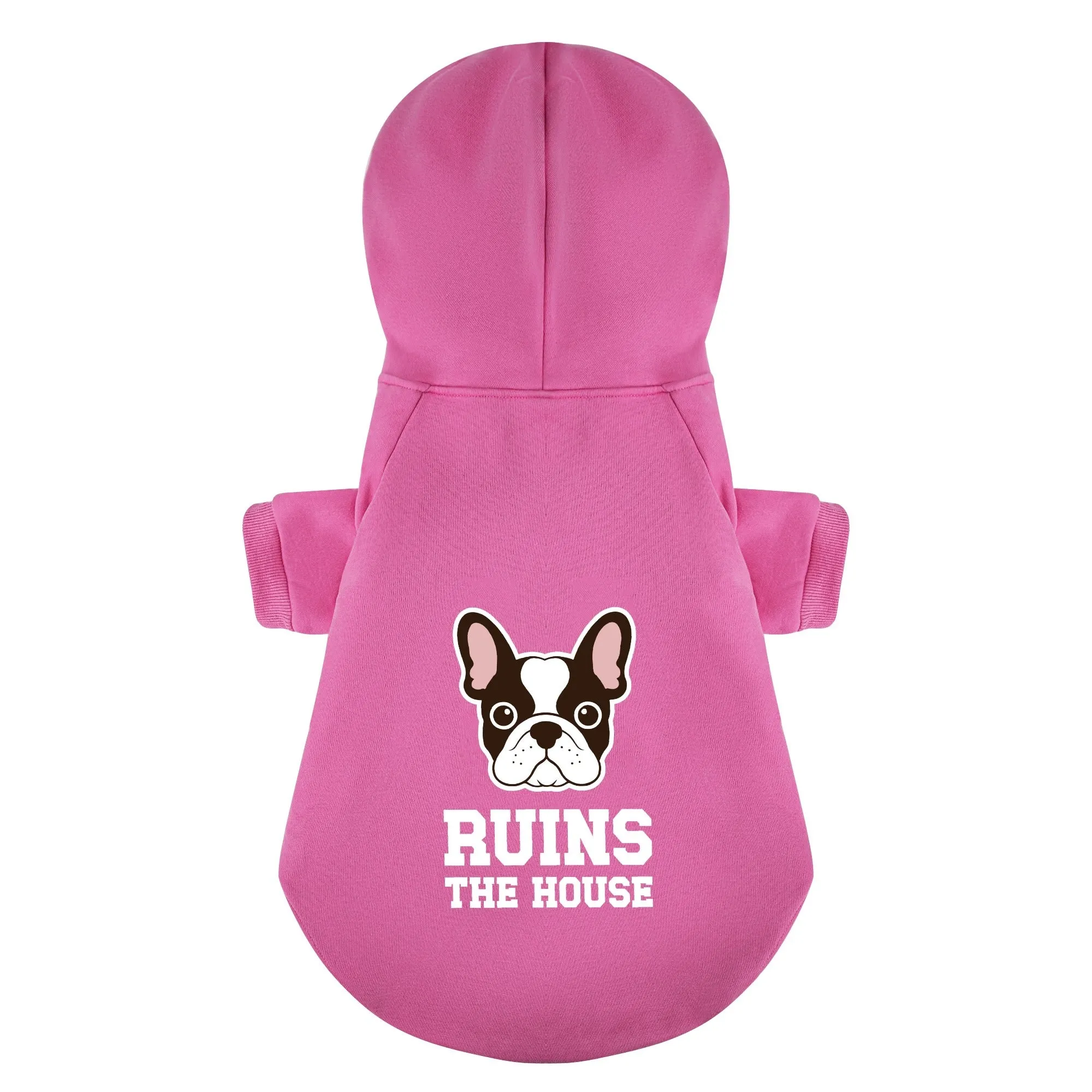 Runs the House and Ruins the House - Matching French Bulldog Hoodies – Stylish, Cozy & Personalized!