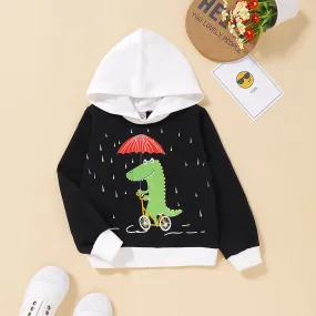 Stylish Toddler Boys Dinosaur Hoodie