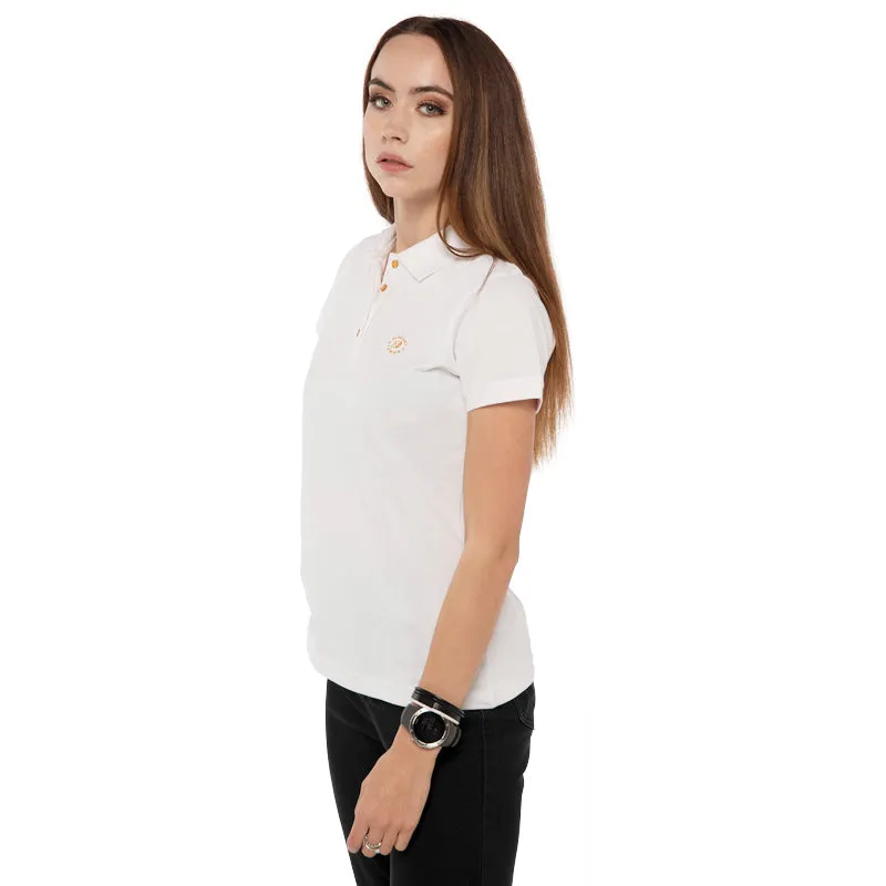 The Elegant Polo in White