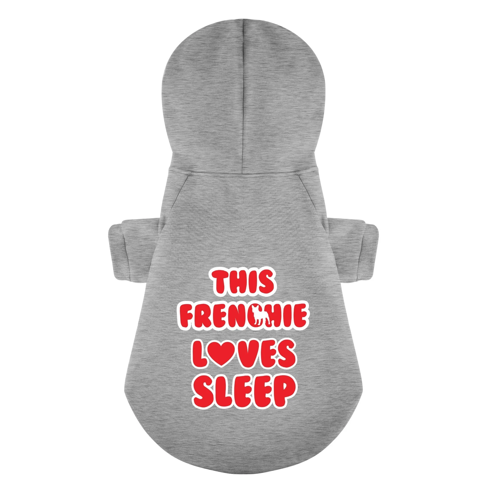 THIS FRENCHIE LOVES SLEEP - Personalized French Bulldog Hoodies with Funny Quotes – Stylish, Cozy, and Premium 100% Cotton