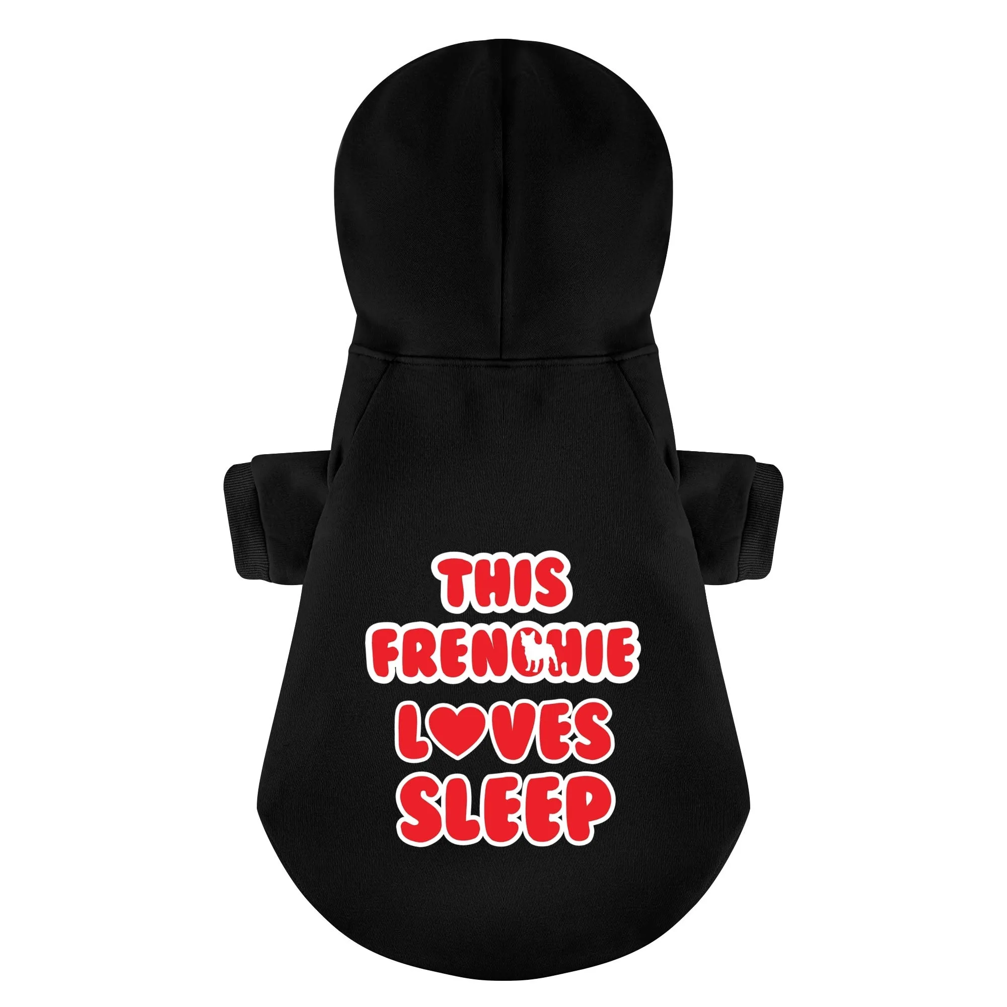 THIS FRENCHIE LOVES SLEEP - Personalized French Bulldog Hoodies with Funny Quotes – Stylish, Cozy, and Premium 100% Cotton